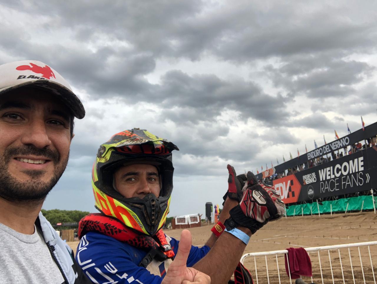 Un groso. Mario Meoniz quinto en el supercross del Enduro ...