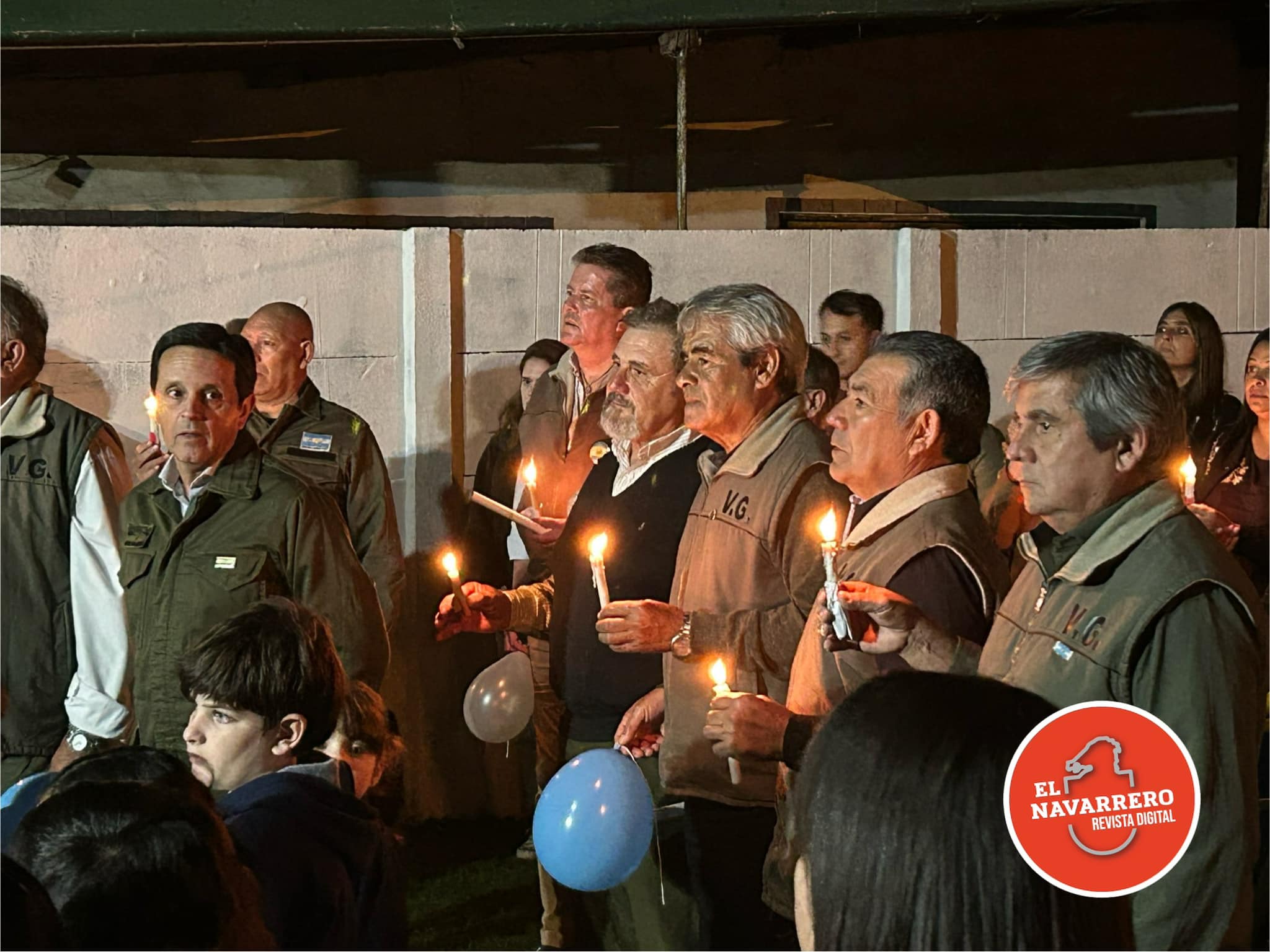 J.J. Almeyra. Impecable y emotivo acto de vigilia por los veteranos y