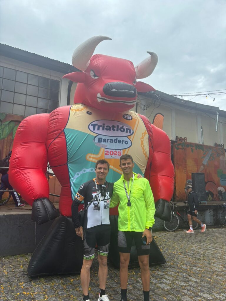 Atletas locales en el Triatlón Olímpico de Baradero