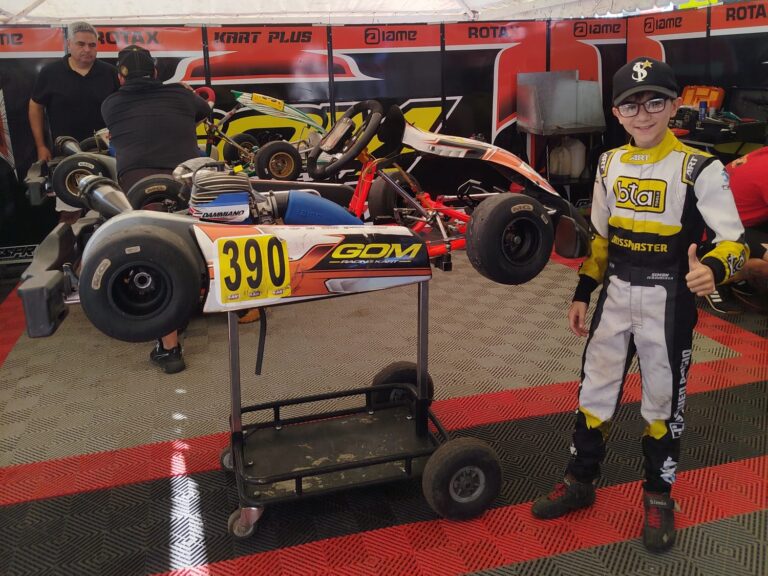 IAME Series. El vasquito Icazuriaga largó el fin de semana en el Kartódromo de Buenos Aires