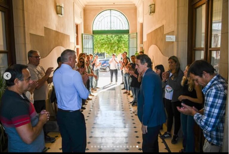 El Ministro Katopodis visitó Navarro en el día de ayer