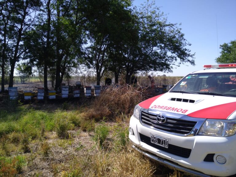 Sin descanso. Mucha actividad para los bomberos de Navarro