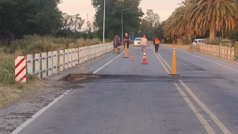 Cortaron el acceso entre la Rotonda del Tambero y la Rotonda de la Terminal de Ómnibus