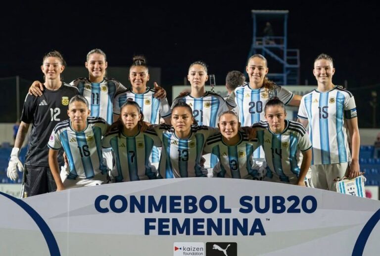 Dura caída del Seleccionado sub 20 femenino frente a Brasil. Mercedes Diz volvió al 11 inicial