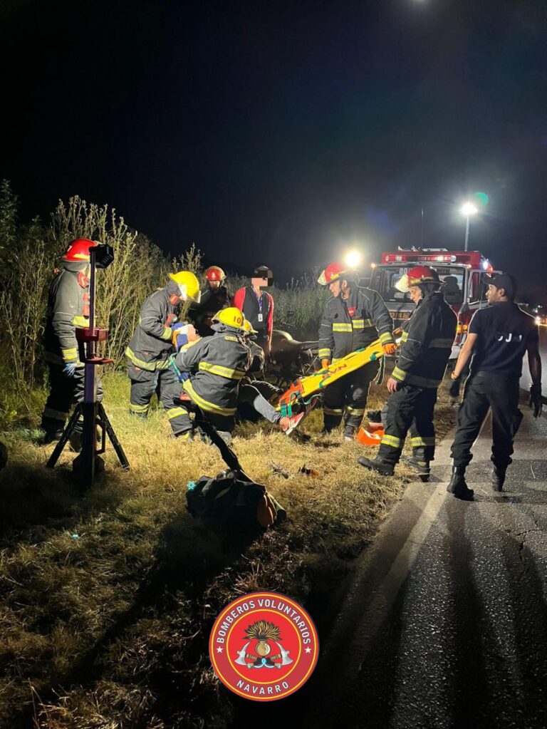 Accidente en la noche del sábado