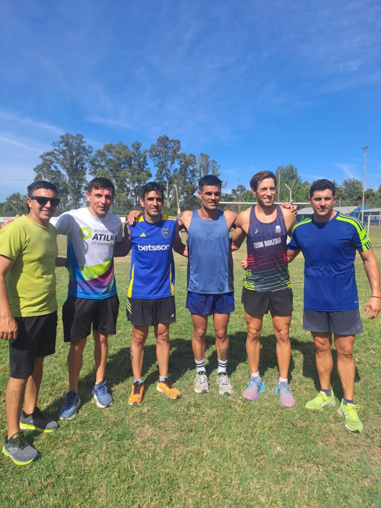 Running. Varios atletas locales presentes en Gral. Las Heras