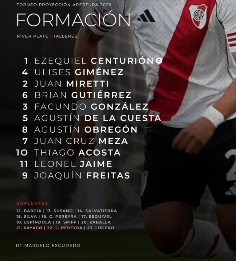 Copa Proyección. Buen comienzo para «El Millo» de Agustín de la Cuesta. 2 a 0 sobre Talleres