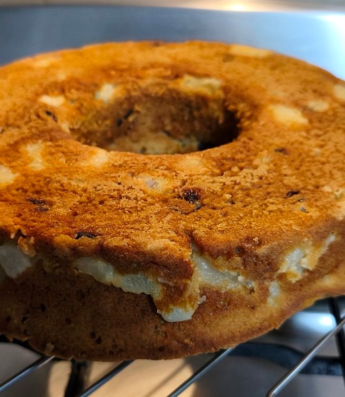 La cocina de los martes. Hoy, «Torta matera de peras y arándanos sin azúcar»