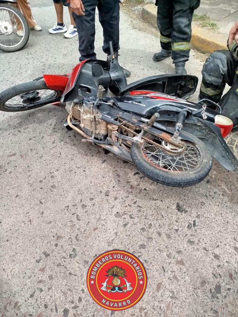 Bomberos. Choque en la intersección de 34 y 9