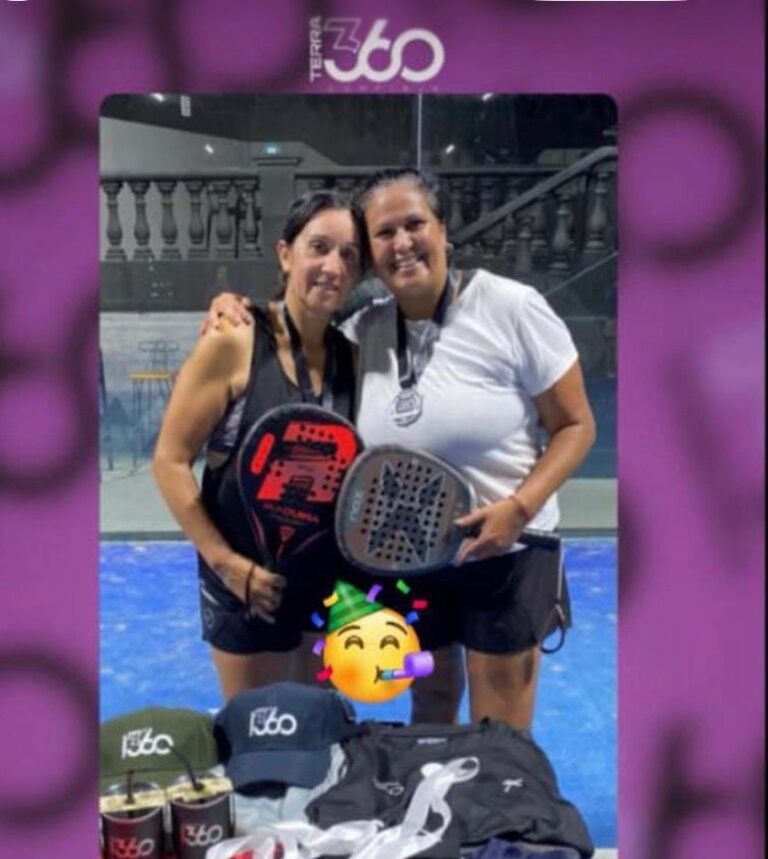 Padel. Buena tarea de Marta Cisterna en Lobos