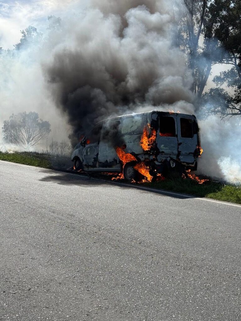 Bomberos de Navarro. Dos salidas en lo que va del lunes