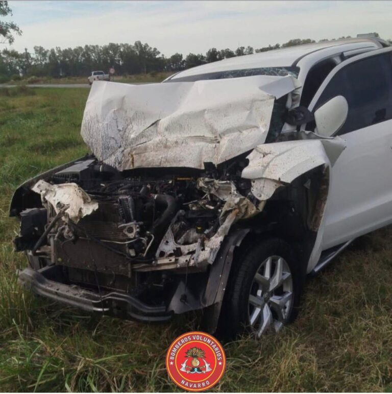 Bomberos. Salida de las 15,43. Choque por alcance en ruta 41