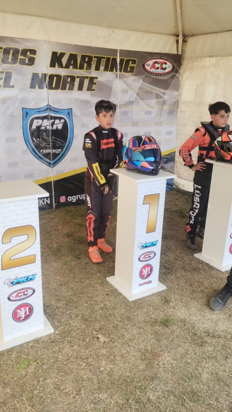 Karting. Nuevo triunfo para Dante Castellari. Fue este domingo en la ciudad de Salto