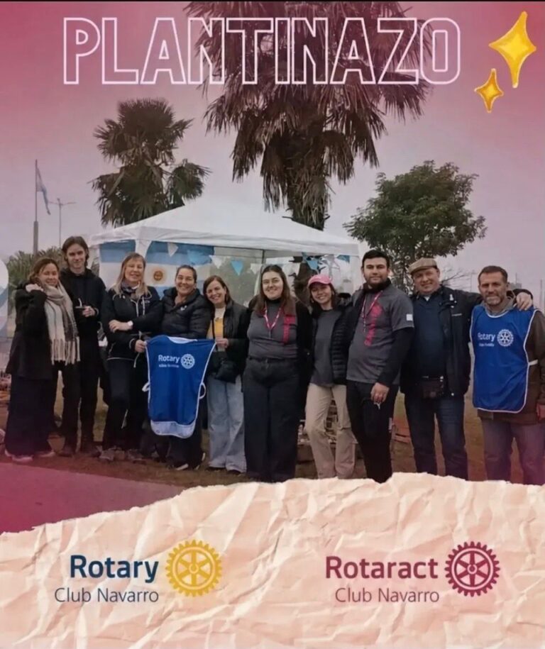 «Plantinazo patrio» de Rotary y Rotaract
