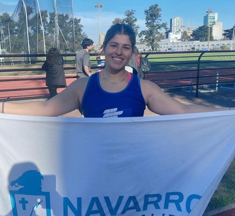 Atletismo. Aldana González quinta en el Nacional U23