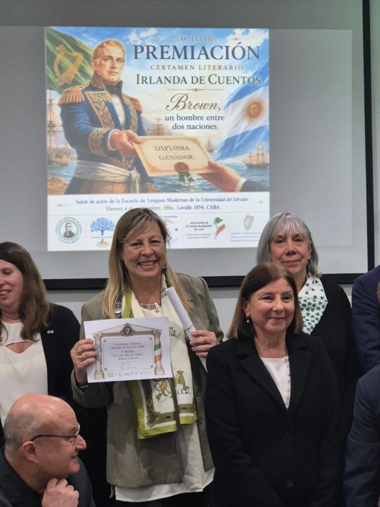 Lizzie Kiernan obtuvo el primer premio en el Certamen literario Irlanda de Cuento