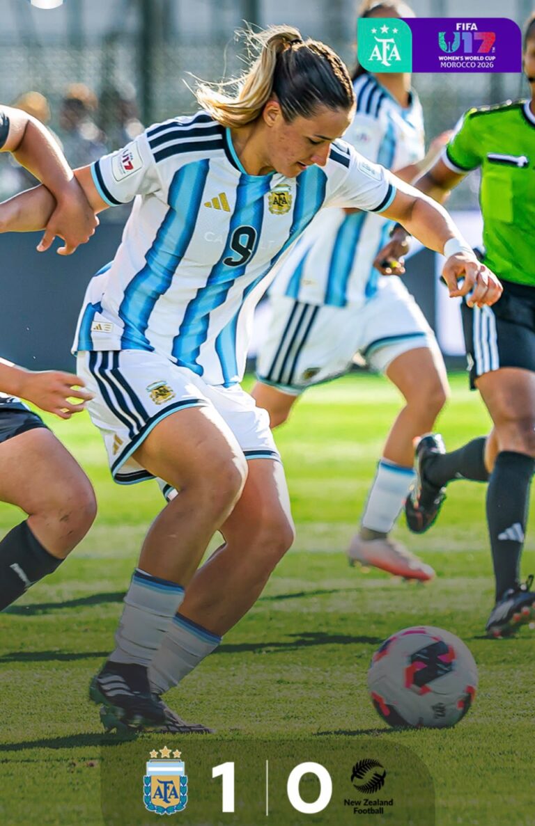 A puro gol. Doblete de Mercedes Diz en el Mundial de Marruecos
