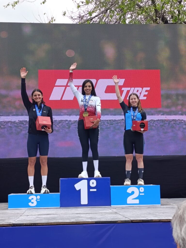 Valentina Luna. Nuevamente la gran ciclista lobense brilló en una competencia de primer nivel