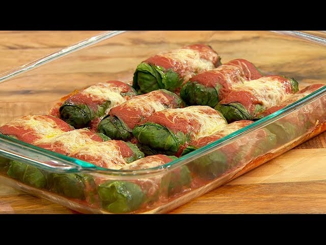 La cocina de los martes. Hoy, «Hojas de acelga rellenas con carne al horno»